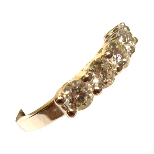 DIAMOND FIVE ROUND BRILLIANT SHAPE BAND DIAMOND WEDDING BAND DIAMOND BAND