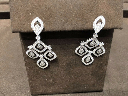 DIAMOND ROUND BRILLIANT SHAPE EARRING