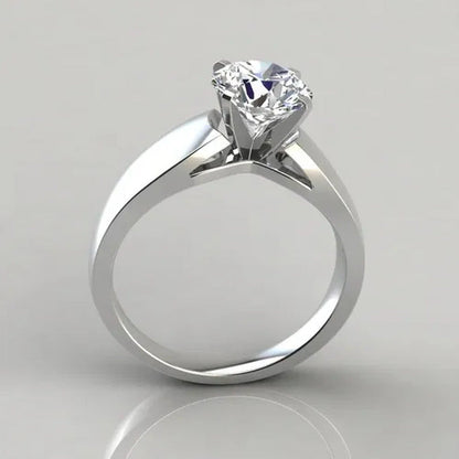 Fashion Catwalk Model Ring New Style 925 Sterling Silver Boutique Ring Diamond R