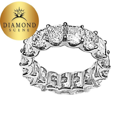 DIAMOND BAND 16 PRINCESS SHAPE DIAMOND ETERNITY BAND