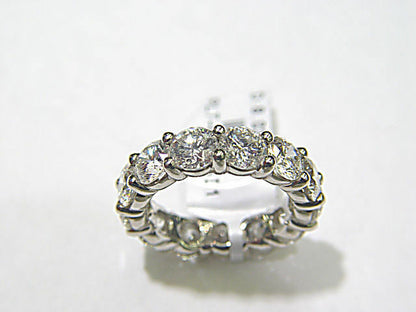 DIAMOND BAND 13 ROUND BRILLIANT SHAPE DIAMOND ETERNITY BAND