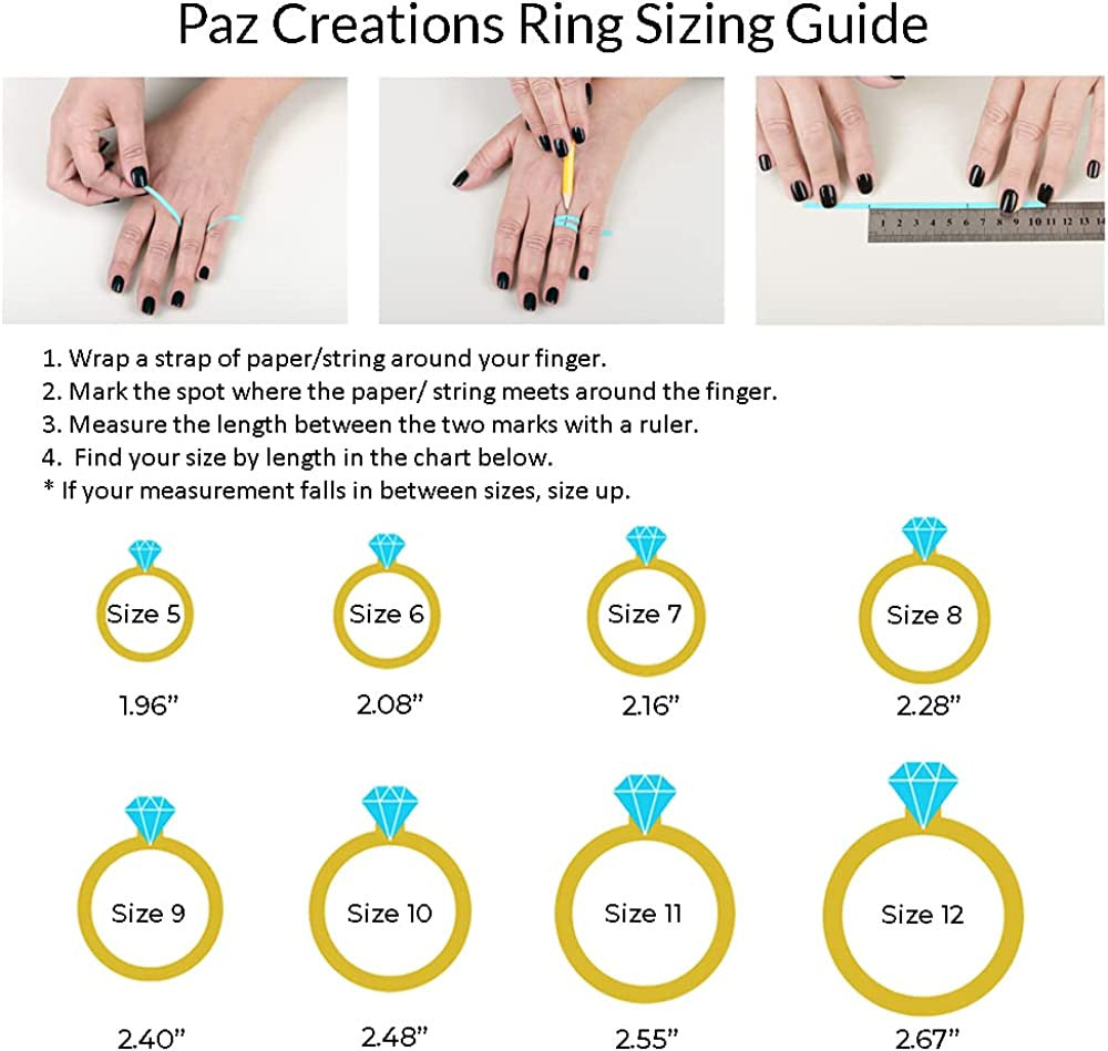Anxiety Ring for Women, 925 Sterling Silver Spinner Ring for Woman by Paz Creati