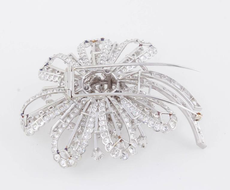DIAMOND ANTIQUE PIN DIAMOND BROOCH CIRCA DIAMOND PI 1930'S ESTATE DIAMOND BROOCH