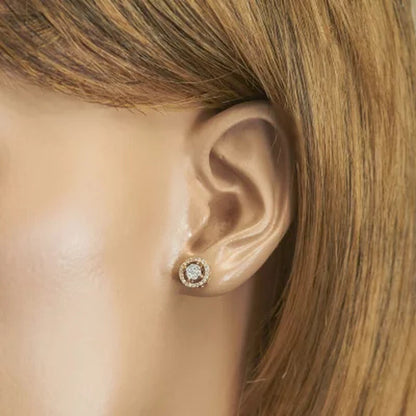 0.23 CT. T.W. Diamond Earrings in 14K Gold
