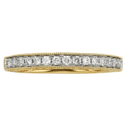 .25 CT. T.W. Vintage Diamond Ring in 14K Gold