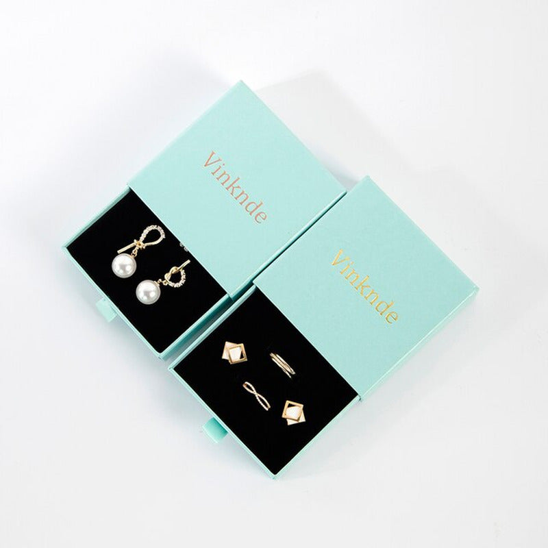 Unique Luxury Custom Logo Sliding Cardboard Paper Gift Jewellery Travel