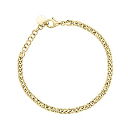 14K Yellow Gold Curb Bracelet
