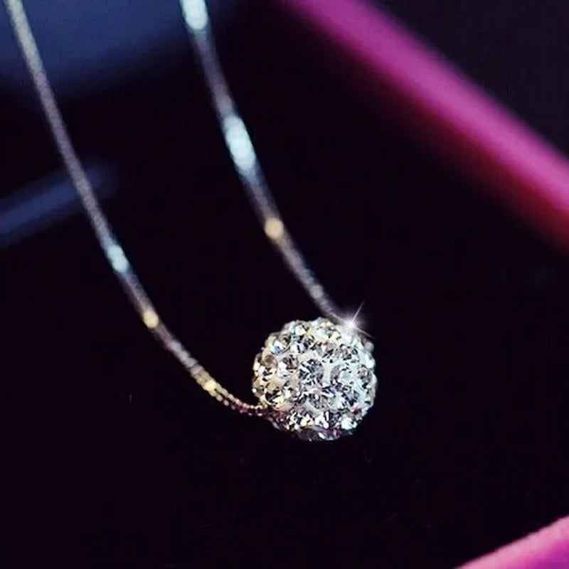 2021 NEW FASHION 1/2 Pcs Fashion Womens Fashion Alloy Ball Pendant Crysta Choker