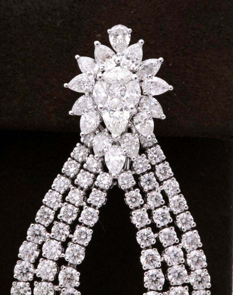 Diamond Drop Earrings