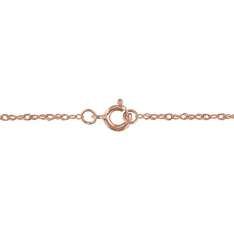 Morganite and 0.22 CT. T.W. Diamond Halo Pendant in 14K Rose Gold