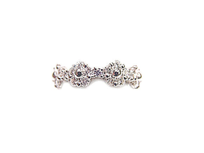 DIAMONDS ARE BEAUTIFULLY SET ALL AROUND ETERNITY BAND