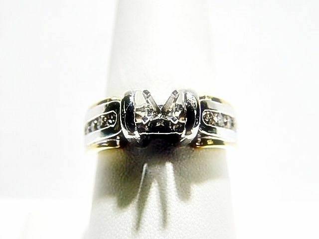 DIAMOND ROUND BRILLIANT SHAPE 8 STONE SET SETTING 4 PRONG