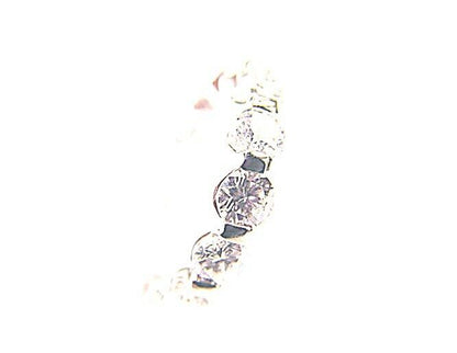14 ROUND BRILLIANT DIAMOND COMMON BAR SET ETERNITY BAND DIAMOND ANNIVERSARY BAND