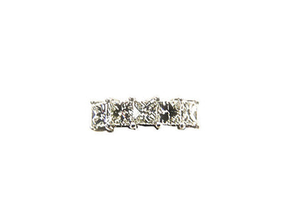 DIAMOND 5 STONE PRINCESS SHAPE COMMON PRONG SET DIAMOND
