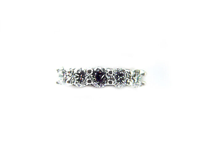 DIAMOND 5 ROUND BR SHAPE COMMON PRONG SET BAND DIAMOND RING DIAMOND WEDDING BAND