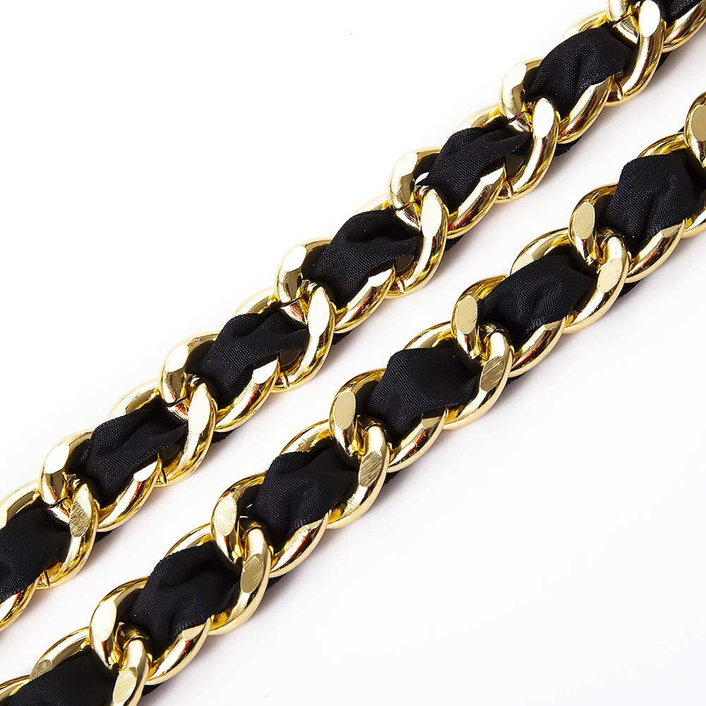 Alloy Waist Chain Body Chain Weave Rope Winding Twist Chain for Women Waist Belt