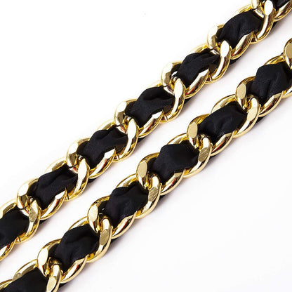 Alloy Waist Chain Body Chain Weave Rope Winding Twist Chain for Women Waist Belt