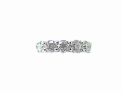 DIAMOND 14 ROUND BR SHAPE COMMON PRONG SET ETERNITY DIAMOND BAND ALL AROUND SET