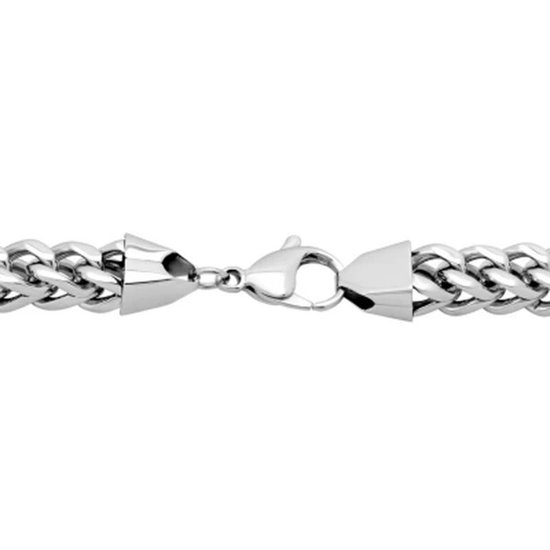 Stainless Steel Franco Link Chain and Bracelet Set