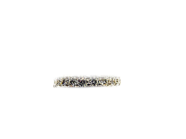 2.51 ct diamond round brilliant eternity band small portion 18 k white gold