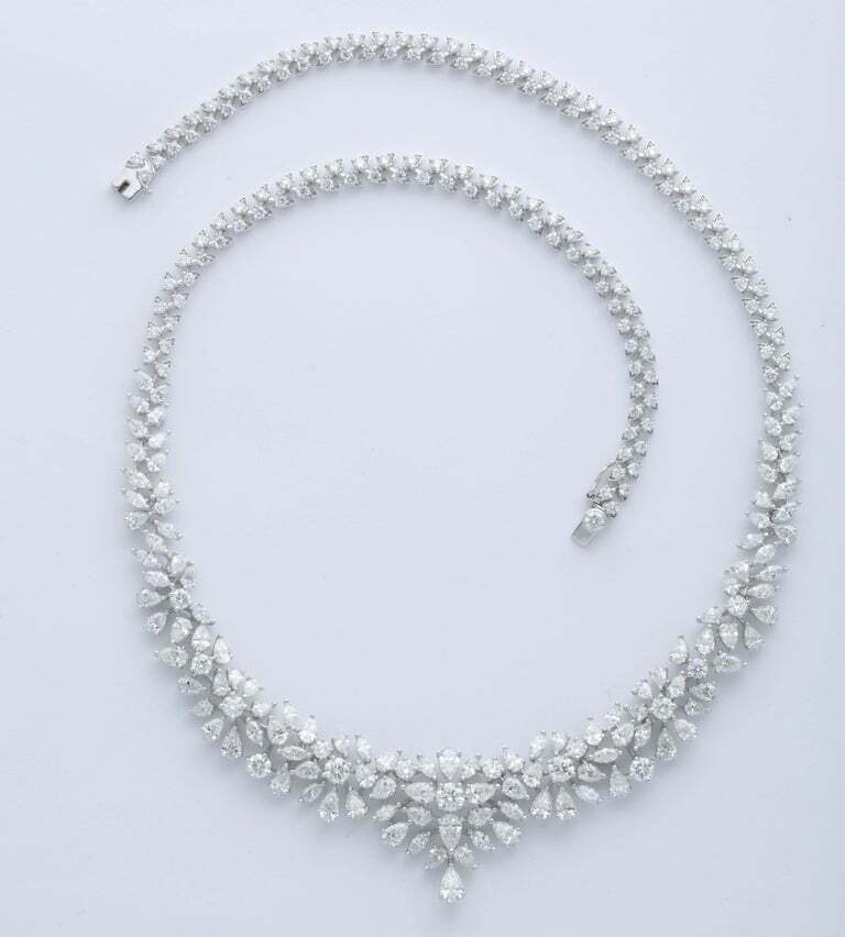 Multi Shape Diamond Necklace