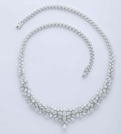 Multi Shape Diamond Necklace