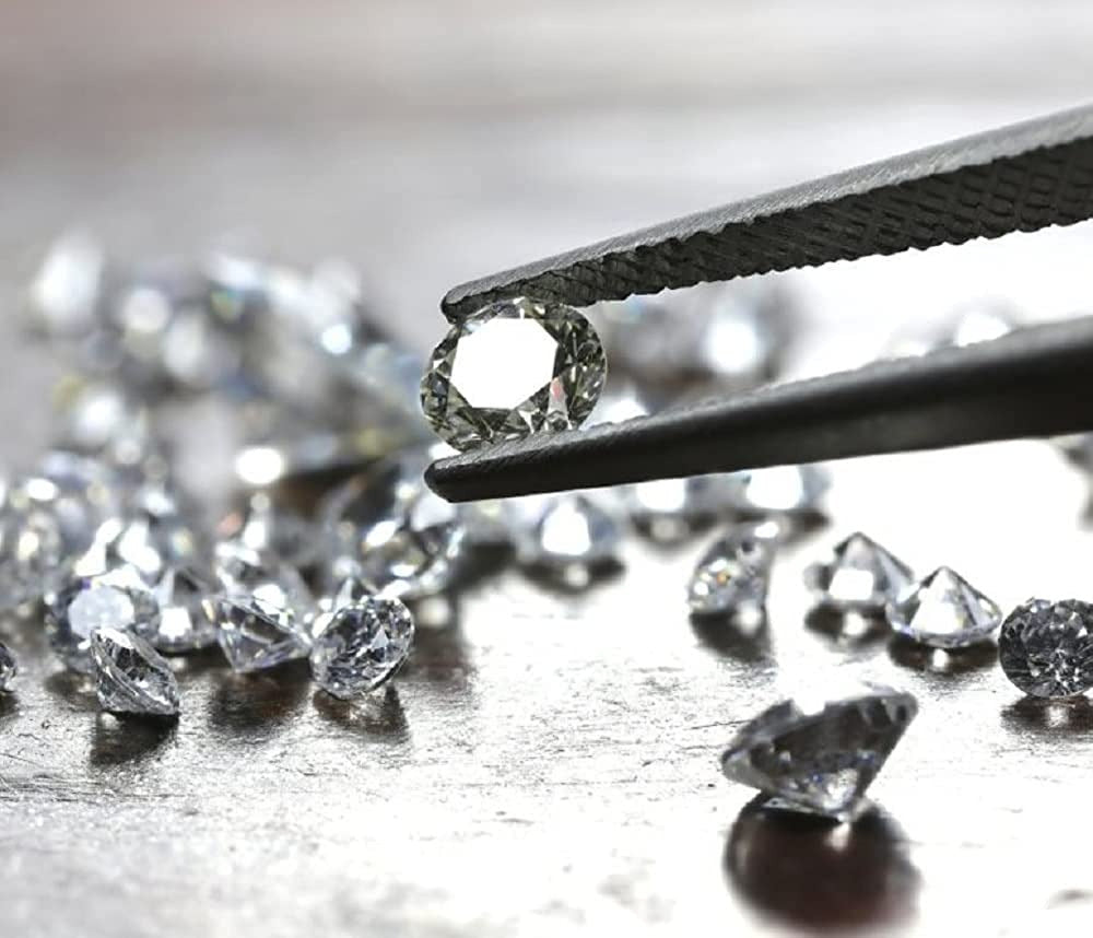 TJD 1/6 Carat Natural White and Treated Black Diamond Long Drop Dangle Pendant N