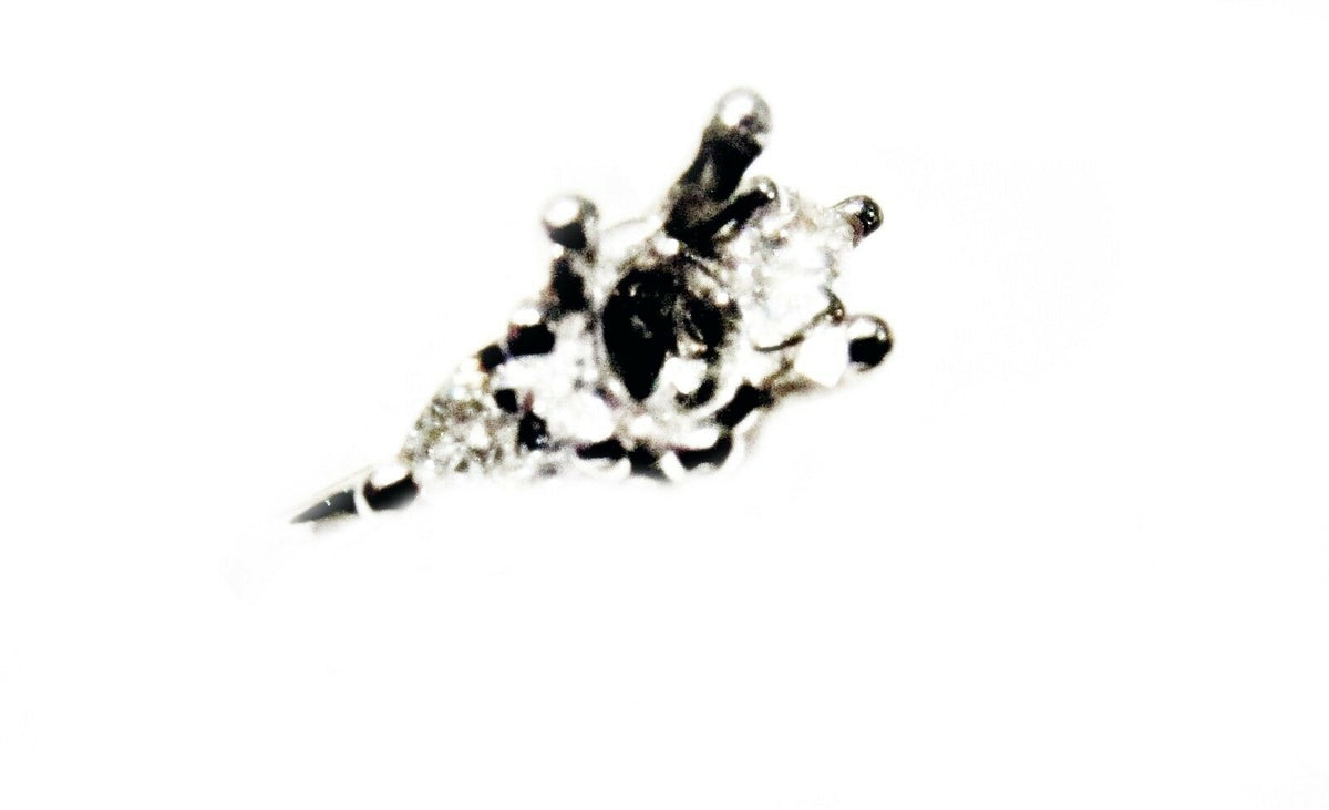 DIAMOND SETTING 2 PEAR SHAPE SIDE STONE DIAMOND