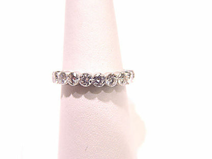 21 DIAMONDS ETERNITY BAND INVISBLE SET DIAMONDS NO PRONG DIAMOND BAND ETERNITY