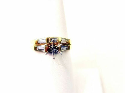 .58 CT Diamond straight and tappered ring
