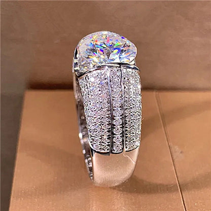 Luxurious Fashion Jewelry for Women 925 Sterling Silver Natural Gemstone White S