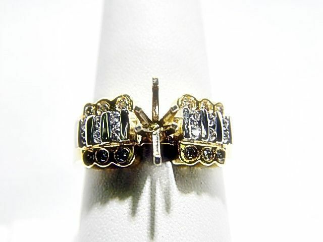 DIAMOND 24 ROUND BRILLIANT SHAPE CHANNEL BEZEL SET SET