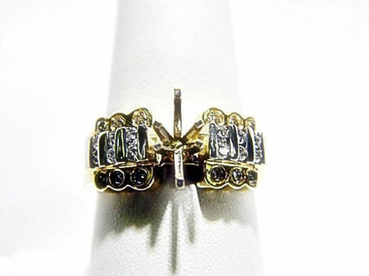 DIAMOND 24 ROUND BRILLIANT SHAPE CHANNEL BEZEL SET SET