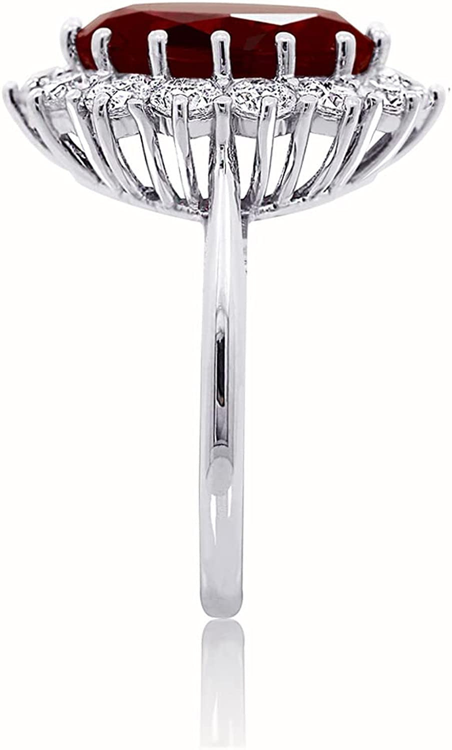 Platinum-Plated Sterling Silver Celebrity "Kate" Ring Made with Infinite Element