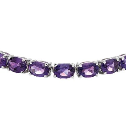 Sterling Silver Amethyst Bracelet