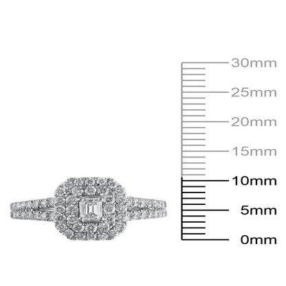 1 Carat T.W. (I2 Clarity, H-I Color) Brilliance Fine Jewelry Emerald Cut Diamond