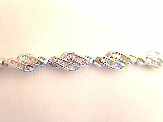 BAGUETTE SHAPE DIAMOND CHANNEL SET BRACELET DIAMOND BRACELET CUFF TENNIS DIAMOND