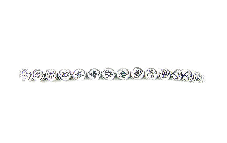DIAMOND 38 ROUND BR SHAPE BEZEL SET BRACELET DIAMOND TENNIS BRACELET DIAMOND SET