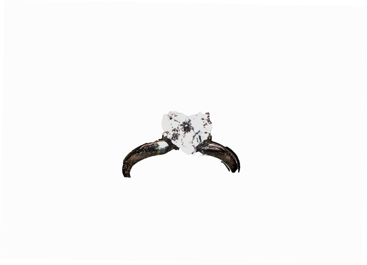GIA CERTIFIED HEART SHAPE DIAMOND I COLOR VS1 CLARITY SOLITAIRE RING