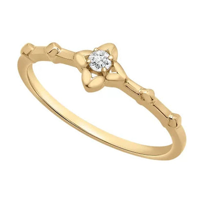 0.05 CT. T.W. Diamond Fashion Ring in 14K Gold (I, I1)