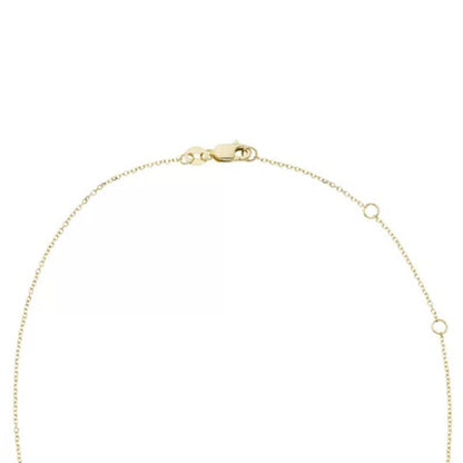 Blue Sapphire and Diamond Pendant in 14K Gold