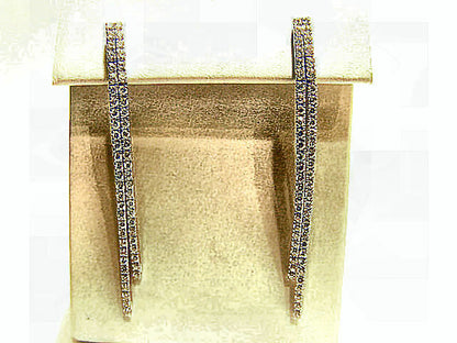 DIAMOND ROUND BR SHAPE EARRING