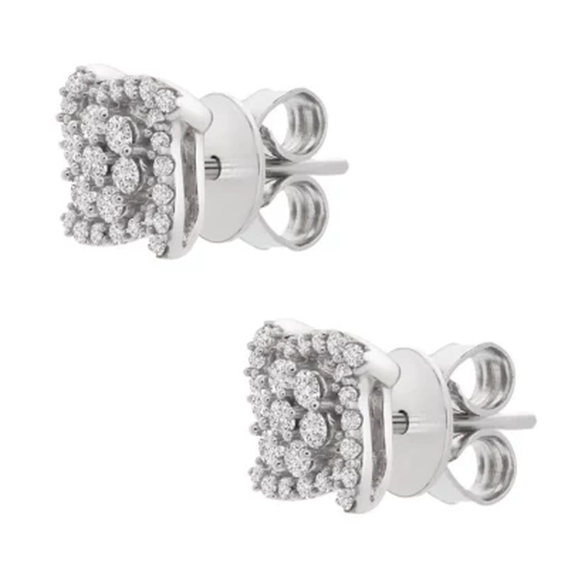 0.25 CT. T.W. Diamond Earrings in 14K White Gold