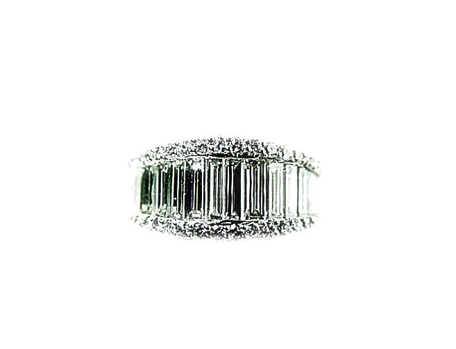 DIAMOND ROUND BR SHAPE 34 STONE BAGUETTE SHAPE 14 STONE DIAMOND