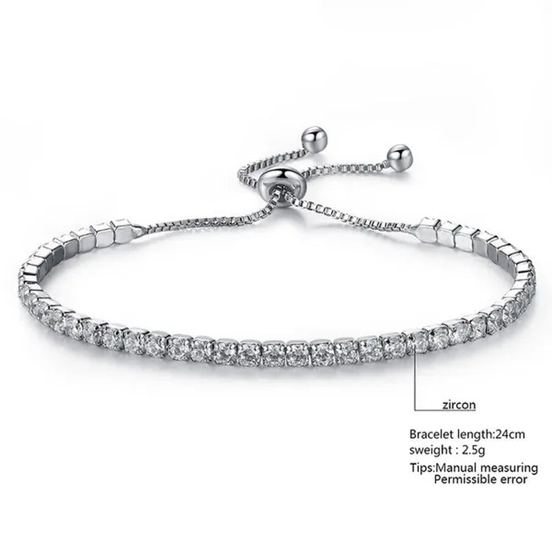 Women'S Fashion Accessories Bracelet Bracelet Bracelet Engagement Zirconium Chai