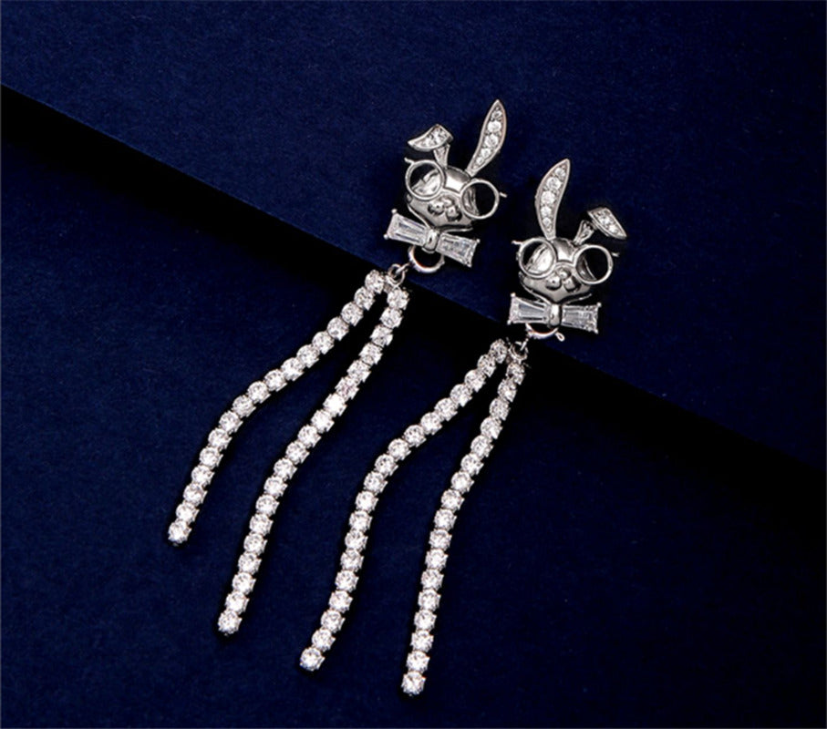 Earrings Female Tassel Earrings Female round Face Looks Thin