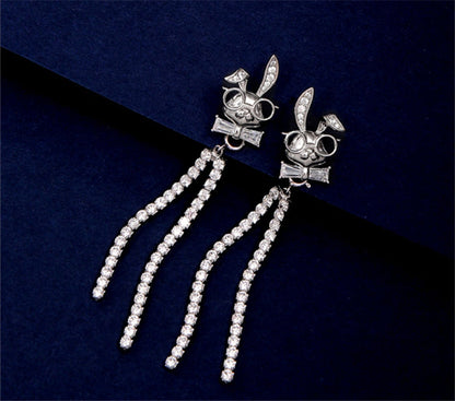 Earrings Female Tassel Earrings Female round Face Looks Thin