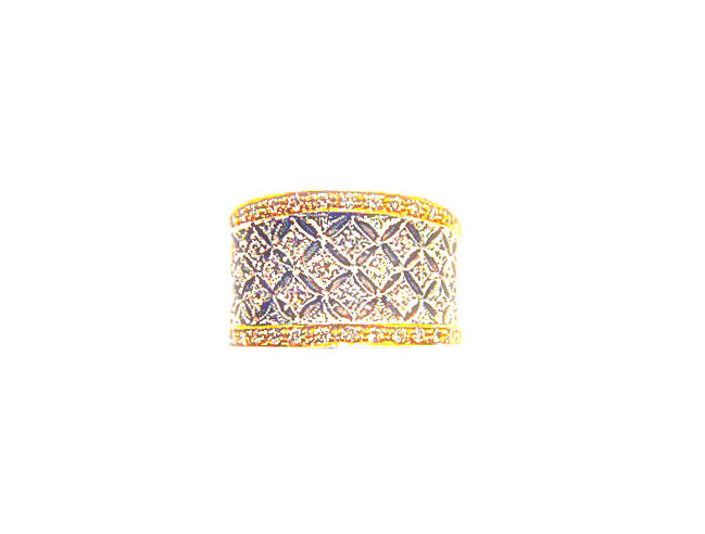 .85 CT F COLOR VS CLARITY DIAMOND ROUND BRILLIANT 18 K TWO TONE 8.40 MM DOWN