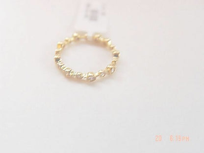 DIAMOND ETERNITY BAND YELLOW GOLD 1 UP SET 1 DOWN SET