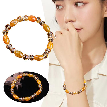 Beaded Women'S Bracelet Set Boho Ethnic Vintage Turquoise Bracelet for Women Fau